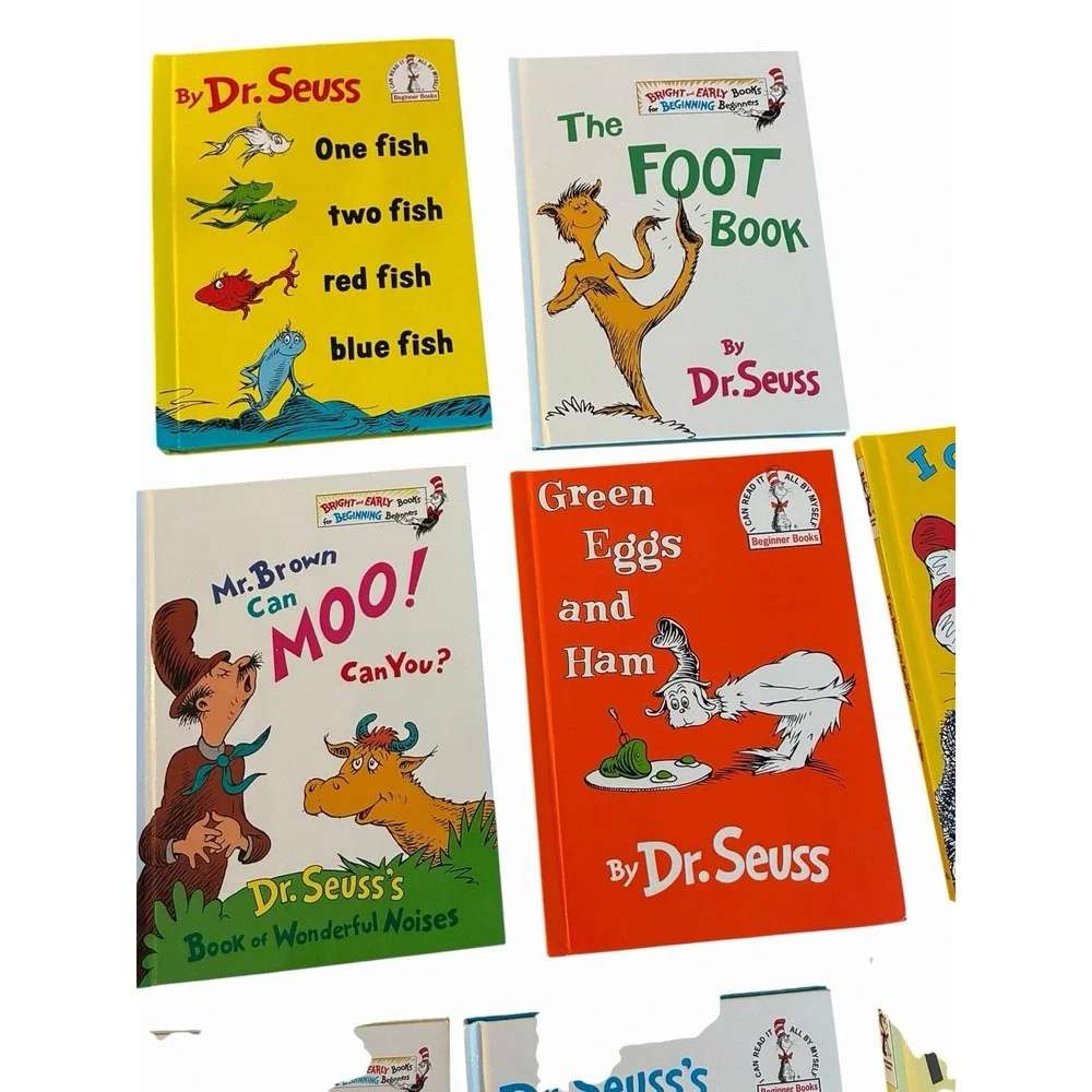 Dr.‎ Seuss Beginner Books Collection Lot of 10 Hardcover Kids Reading Classics